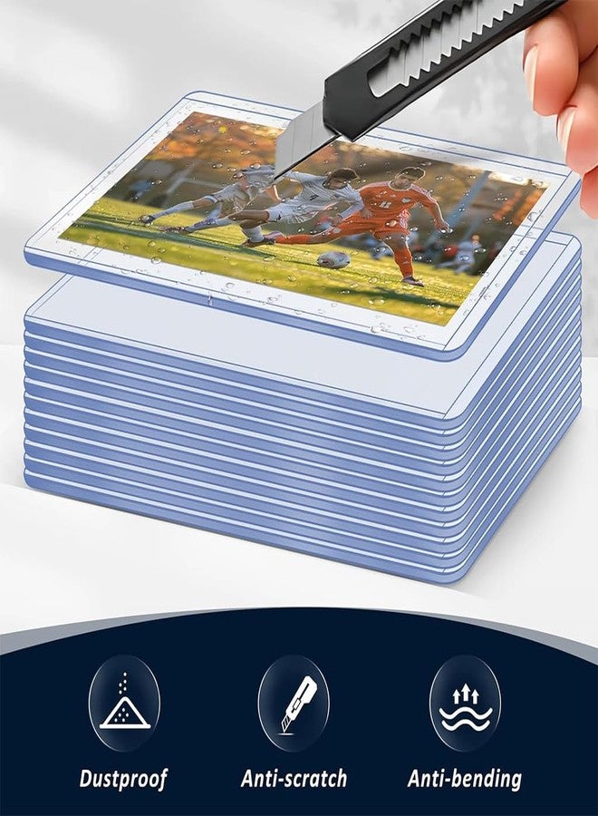 Zibuyu 30pcs 35PT Clear Card Sleeves - 77x101mm Premium Trading Card Protectors, Anti-Scratch Top Loaders for Pokemon, MTG, K-Pop & Collectible Cards - Image 3